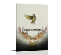 GZHYMXOZ Imagine Dragons Outstanding And Amazing Singer And Musician Canvas Poster Wall Art Decorative Painting Bedroom Painting Posters 08x12inch(20x30cm) Frame-style
