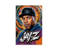 GZHYMXOZ Jay-Z Outstanding And Amazing Singer And Musician Canvas Poster Wall Art Decorative Painting Bedroom Painting Posters 16x24inch(40x60cm) Unframe-style
