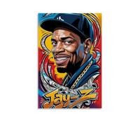 GZHYMXOZ Jay-Z Outstanding And Amazing Singer And Musician Canvas Poster Wall Art Decorative Painting Bedroom Painting Posters 16x24inch(40x60cm) Unframe-style