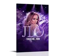 GZHYMXOZ Jennifer Lopez Outstanding Pop Singer And Musician Canvas Poster Wall Art Decorative Painting Bedroom Painting Posters 20x30inch(50x75cm) Frame-style