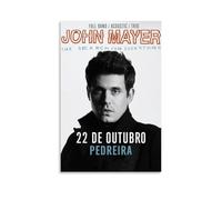 GZHYMXOZ John Mayer Outstanding Singer And Amazing Band Canvas Poster Wall Art Decorative Painting Bedroom Painting Posters 20x30inch(50x75cm) Unframe-style