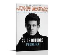 GZHYMXOZ John Mayer Outstanding Singer And Amazing Band Canvas Poster Wall Art Decorative Painting Bedroom Painting Posters 20x30inch(50x75cm) Frame-style