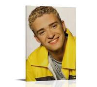 GZHYMXOZ Justin Timberlake Outstanding And Amazing Singer And Musician Canvas Poster Wall Art Decorative Painting Bedroom Painting Posters 12x18inch(30x45cm) Frame-style