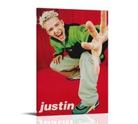 GZHYMXOZ Justin Timberlake Outstanding And Amazing Singer And Musician Canvas Poster Wall Art Decorative Painting Bedroom Painting Posters 12x18inch(30x45cm) Frame-style