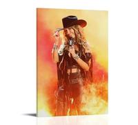 GZHYMXOZ Lainey Wilson Outstanding Singer And Amazing Band Canvas Poster Wall Art Decorative Painting Bedroom Painting Posters 20x30inch(50x75cm) Frame-style