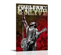 GZHYMXOZ Lenny Kravitz Outstanding Pop Singer And Musician Canvas Poster Wall Art Decorative Painting Bedroom Painting Posters 20x30inch(50x75cm) Frame-style
