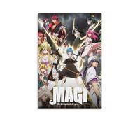 GZHYMXOZ Magi The Labyrinth of Magic Popular Classic Anime Canvas Poster Wall Art Decorative Painting Bedroom Painting Posters 24x36inch(60x90cm) Unframe-style