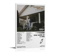 GZHYMXOZ Morgan Wallen Outstanding Singer And Amazing Band Canvas Poster Wall Art Decorative Painting Bedroom Painting Posters 12x18inch(30x45cm) Frame-style