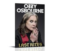 GZHYMXOZ Ozzy Osbourne Outstanding Singer And Amazing Band Canvas Poster Wall Art Decorative Painting Bedroom Painting Posters 08x12inch(20x30cm) Frame-style