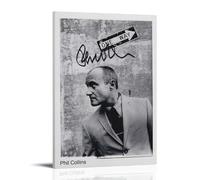 GZHYMXOZ Phil Collins Outstanding Singer And Amazing Band Canvas Poster Wall Art Decorative Painting Bedroom Painting Posters 12x18inch(30x45cm) Frame-style