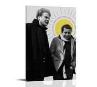 GZHYMXOZ Simon & Garfunkel Outstanding Singer And Amazing Band Canvas Poster Wall Art Decorative Painting Bedroom Painting Posters 24x36inch(60x90cm) Frame-style