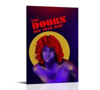 GZHYMXOZ The Doors5 Outstanding Singer And Amazing Band Canvas Poster Wall Art Decorative Painting Bedroom Painting Posters 08x12inch(20x30cm) Frame-style