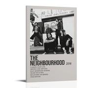 GZHYMXOZ The Neighbourhood Outstanding Singer And Amazing Band Canvas Poster Wall Art Decorative Painting Bedroom Painting Posters 20x30inch(50x75cm) Frame-style