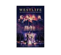 GZHYMXOZ Westlife Outstanding And Amazing Singer And Musician Canvas Poster Wall Art Decorative Painting Bedroom Painting Posters 12x18inch(30x45cm) Unframe-style