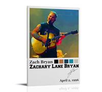 GZHYMXOZ Zach Bryan Outstanding Singer And Amazing Band Canvas Poster Wall Art Decorative Painting Bedroom Painting Posters 12x18inch(30x45cm) Frame-style