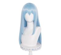 GZIRUE Rimuru Tempest Copslay Wig Blue Long Hair Wigs Anime Cosplay Costume with Wig Cap