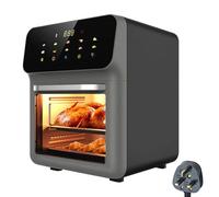 Gziztx 16L Air Fryer Oven with 15 Presets, View Window & Auto Shutoff, Oil-Free Healthy Cooking for Family, Bake, Roast, Dehydrator