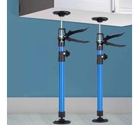 Gziztx 2Pcs Plasterboard Props 50-115CM Adjustable Telescopic Quick Support Rod, 40KG Capacity Ceiling Support, Slip-Resistant Door Frame Strut Hand Lifting Jack Tools (Blue)