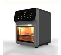 Gziztx Air Fryer 13L Digital Air Fryer Oven 10 Preset Programs, Dehydrator, Roast, Bake, with Touch screen, View Window, Timing, Auto Shutoff and Memory Baking, for Home Kitchen