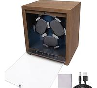 Gziztx Automatic Watch Winder 3 Slots for Mechanical Watch with LED Light, with 4 Modes