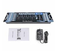 Gziztx DMX Controller 192 Channels DMX 512 Controller Lighting Controller, 240 Scenes, for Stage Lights, Moving Lights, DJ, Disco, Club, Party-Three Colors