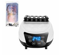 Gziztx Electric Clothes Dryer Indoor 1500W Portable Clothes Dryer with Remote Control & 240 Min Timing, Silent Heated Clothes Dryer for House Laundry