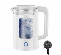 Gziztx Electric Kettle 2L 1500W Glass Kettle Electric with Indicator Light, 4-6 Minutes Rapid Boiling, Auto Shut-Off, Boil-Dry Protection - White