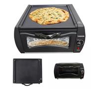Gziztx Tandoor Oven 15L Roti Chapati Maker Machine Naan Bread Maker Electric Pizza Oven with Baking Tray, Grill Net, Grill Tongs, for Home, Kitchen, Party