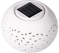 Gzk Color Changing Solar Table Lamp - Waterproof Ceramic Lantern for Outdoor Garden & Patio Lighting