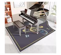 GZKDKZB 10mm Thick Upright Piano Rug Drum Mat Soundproof Mat,Non Slip Washable Piano Carpet for Upright Pianos,Shock Absorbing Pad, Piano Rug for Studio (Color : Style7, Size : 120x200cm)