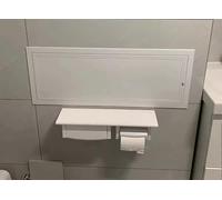 GZKDKZB Access Panel Push-Button Plumbing Inspection Service Door, Loft Tiles Fuse Box Cover Access Door 35 mm Thickness, Concealed Wall and Ceiling Access Panel Hatch(500mmx300mm/19.7inx11.8in)