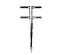 GZKDKZB Double Rotary Grain Powder Sampler Three Zone Grain Probe Sampler 304 Stainless Steel Sampling Tool for Powder Particles Feed foodstuff(ID1.9CM,100CM/39.3IN)