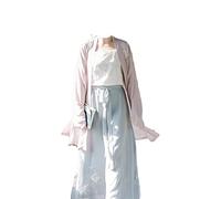 GZKDKZB Hanfu Chinese Clothing Pink and Blue mbroidery Embroidery Female Song Spring and Summer Models