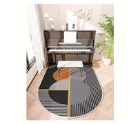 GZKDKZB Non Slip Piano Carpet for Upright Pianos,Washable Upright Piano Rug Drum Mat Soundproof Mat,Shock Absorbing Pad, 0.39'' Thick Piano Rug for Studio (Color : Style7, Size : 80x160cm)