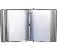 GZKDKZB Wall Mounted Desktop File Holder Reference System Organizer for Office/Home Display and Storage Letter Size Document Holder A4 Documents 20page Flip File Holder