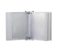 GZKDKZB Wall mounted Desktop Reference System 20 pocket A4 Document Organizer & Storage Easy Access Flip File Holder Color: H