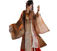 GZKDKZB Women's Song Dynasty Hanfu, Chinese Traditional Hanfu Dresses Stage Performance Wear