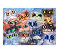 GZKLSMY DIY 5D Diamond Painting Kits for Adults & Kids - Cute Cat Full Drill Round Diamond Crystal Gem Arts Painting Perfect for Home Wall Decor