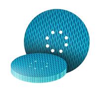 GZKTY 20 Pcs 225mm 8 Hole SandingDisc, Grits 240, 9 Inch Hook and Loop Sanding Discs for Drywall Walls, Reduced Clogging