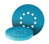 GZKTY 20 PCS 225mm Aluminium Oxide Sanding Discs, 10-Hole Grits 240, Angle Grinder Compatible