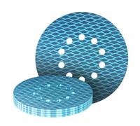 GZKTY 20 PCS 225mm Sanding Discs, 10-Hole Grits 180 Sanding Pads, Manual Electric 225mm Disc Sander for Drywall Walls, Reduced Clogging