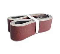 GZKTY 20-Piece Sanding Belt 100 x 915 mm, 80/120/150/240/400 Grit, Assortment for Belt Sanders | Wood, Metal Grinding & Rust Removal