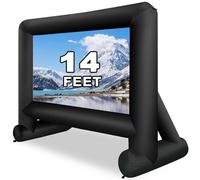 GZKYYLEGS Inflatable Projector Screen 14ft Movie Screen Outdoor
