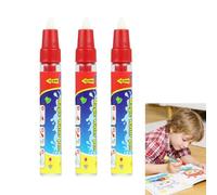 GZLANYA 3pcs replacement magic water pens for toddlers, compatible with various water canvas water painting boards, safe and non-toxic children's graffiti tools,suitable for ages 3+