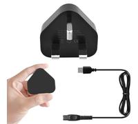 GZLANYA UK Plug 5V 2A Shaver Charger Cable, Compatible with Philips 3000/5000/7000 Series and Models Including QP6552, X3001, S5884