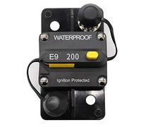 GZLMMY Waterproof Circuit Breaker Surge Protector with Manual Reset Button 12V- 72V DC Fuse Inverter for Car RV Marine Boat (200 Amp)