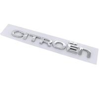 GZLYLY Car Emblem for Citroen C4 Picasso,ABS Logo Sticker Badge Decals Letters Sign Front grille Front Trunk Rear Trunk Replacement Emblem Car Decorative Styling Exterior Accessories,Letter Silver