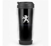 GZLYLY Travel Mugs for Peugeot Partner Van,Stainless Steel thermaol Mug Car Coffee Cup Leakproof Double Wall Stainless Steel Reusable Coffee Cup with Lid Travel Mug Gifts for Women and Men