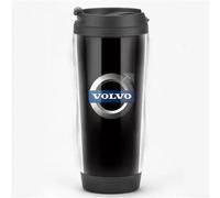 GZLYLY Travel Mugs for Volvo S90,Stainless Steel thermaol Mug Car Coffee Cup Leakproof Double Wall Stainless Steel Reusable Coffee Cup with Lid Travel Mug Gifts for Women and Men,Black B