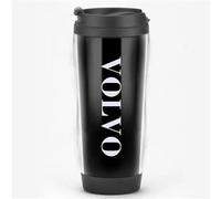 GZLYLY Travel Mugs for Volvo S90,Stainless Steel thermaol Mug Car Coffee Cup Leakproof Double Wall Stainless Steel Reusable Coffee Cup with Lid Travel Mug Gifts for Women and Men,Black A